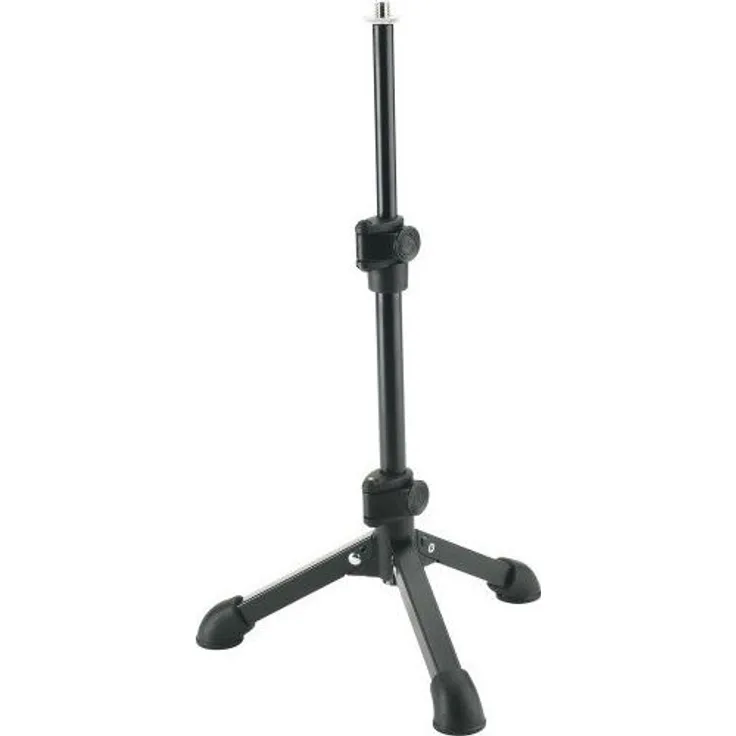 Konig & Meyer 23150-300-55 Tisch-Mikrofonstativ mit 3-8 Zoll Gewinde - Schwarz