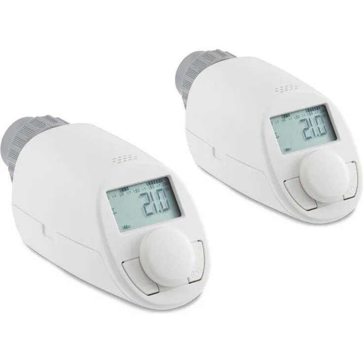 Eqiva eQ-3 N 2x Heizkörperthermostat Weiß