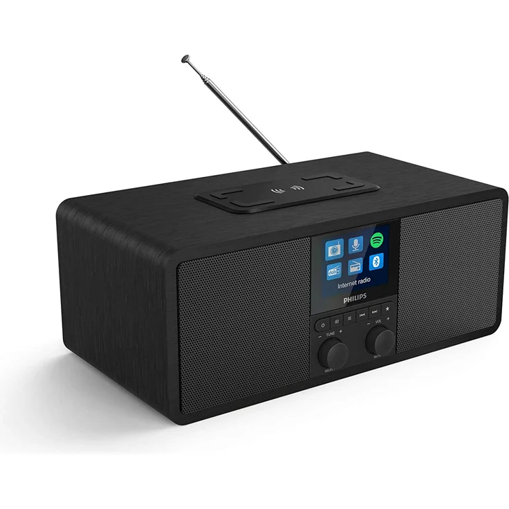 PHILIPS TAR8805/10 Internetradio mit Bluetooth, WLAN, LCD-Display, schwarz – Bild 5