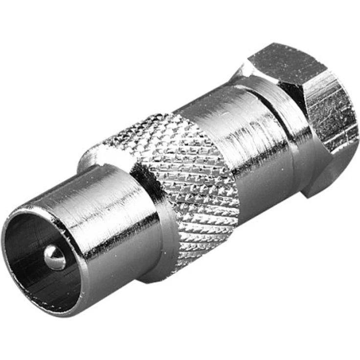 Vivanco SAT Adapter, F-Stecker <-> Koaxstecker