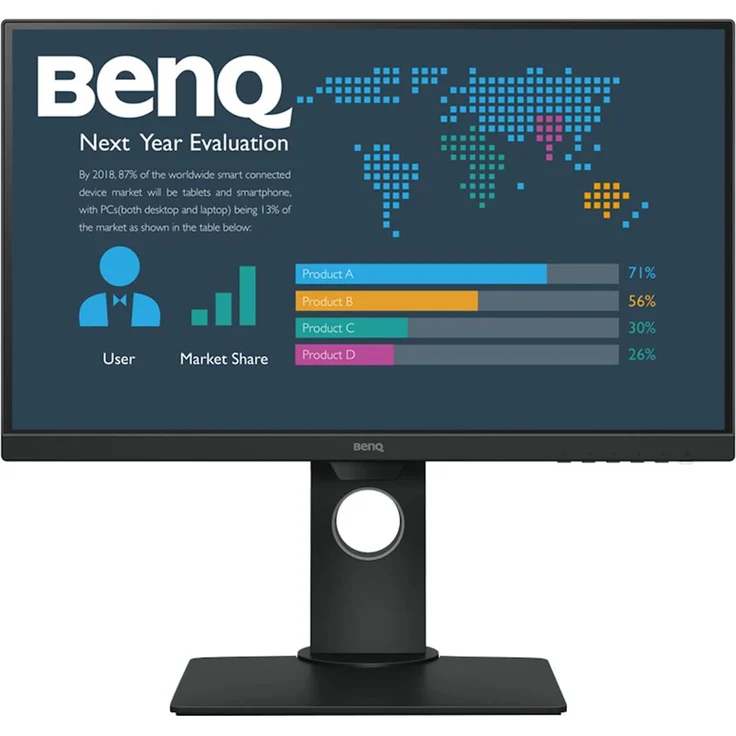 BenQ BL2480T (9H.LHFLA.TBE) - 23,8 Zoll, Full HD (1920 x 1080), IPS-Panel, 60Hz, 5ms, 250cd/m² – Bild 5