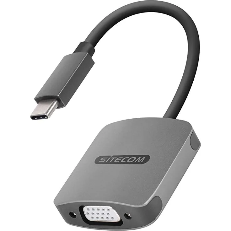 Sitecom CN-374 | USB-C auf VGA + Adapter Hub mit USB-C Power Delivery - für MacBook Pro-Air, Chromebook und weitere USB Typ C Geräte