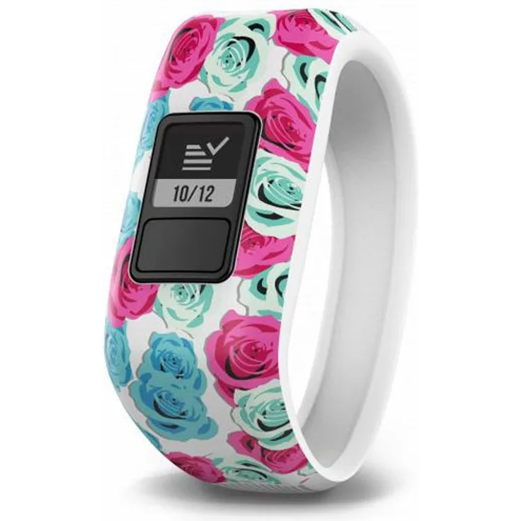 Garmin vívofit jr. Fitness-Tracker Damen, Einheitsgröße, Real Flower