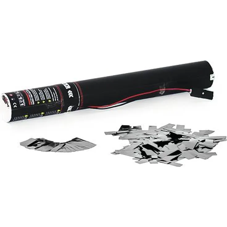 TCM FX Konfetti-Ladung elektrisch 50cm, silber