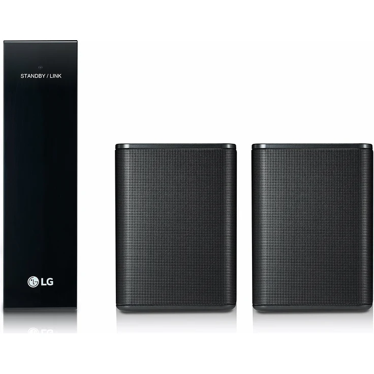 LG SPK8-S Surround Rücklautsprecher Set 2.0 (140W für SK10Y und SK9Y) schwarz – Bild 1