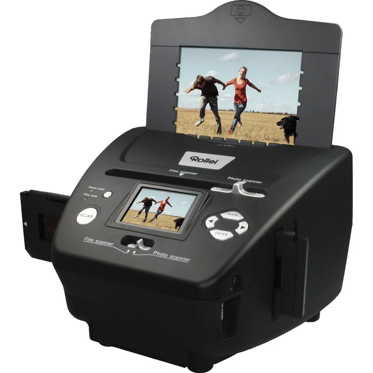 Rollei PDF-S 240 SE - Multiscanner für Fotos, Dias und Negative, sekundenschneller Scanvorgang, inkl. Bildbearbeitungssoftware - Schwarz (20681) – Bild 1