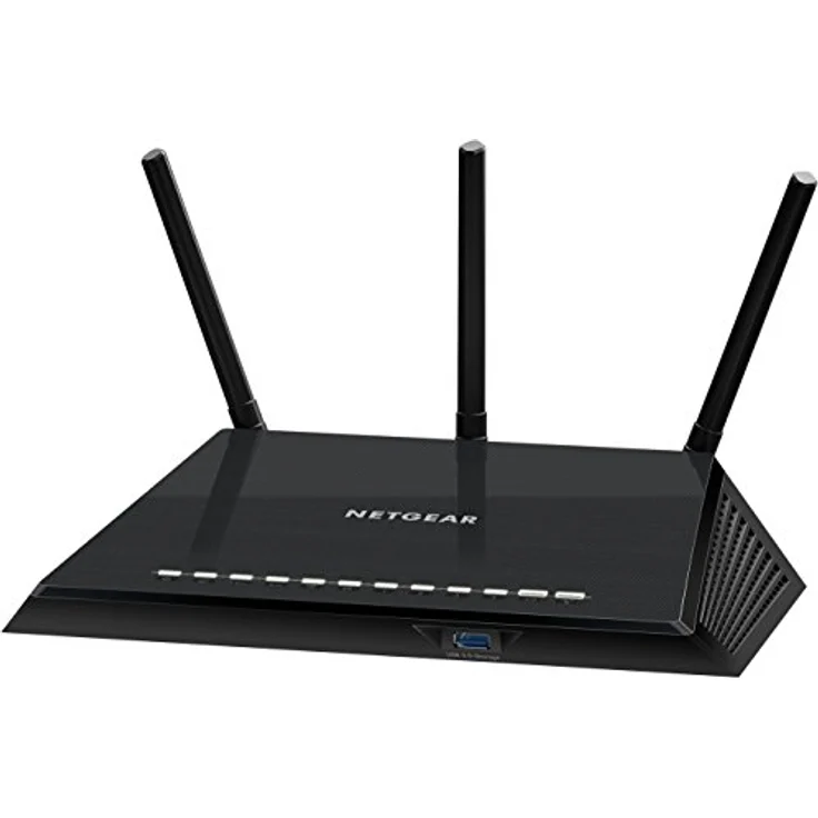 Netgear R6400 Gigabit WLAN Router AC1750 (Dual-Band, 802.11ac, bis zu 1750 MBit-s, USB 3.0 Anschluss, 4x GB LAN-Ports, inkl. 30 Tage Circle Kinderschutz) – Bild 1