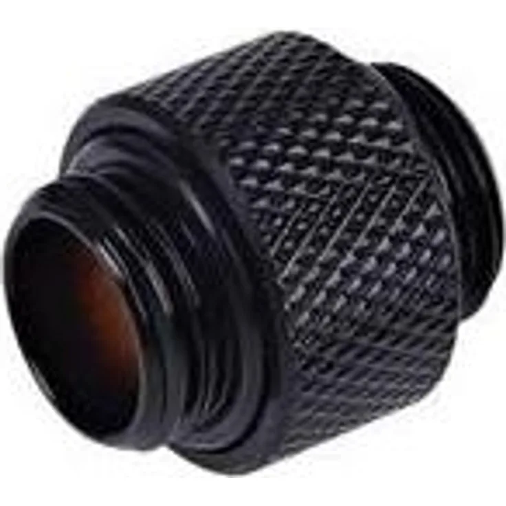 Alphacool HF double nipple G1/4 outer thread to G1/4 outer thread - Flüssigkeitskühlsystem-Anschlussadapter - Deep Black (17215)