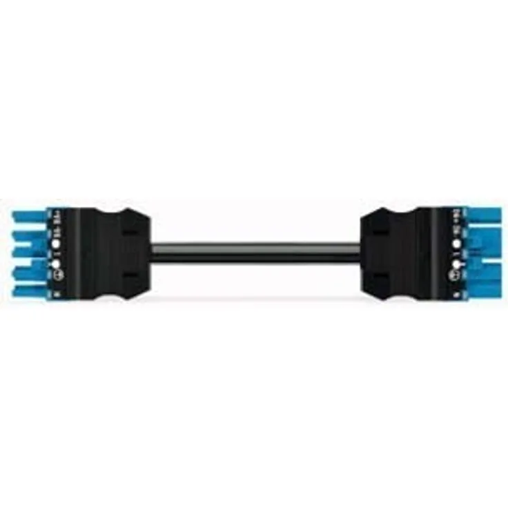 WAGO Kontakttechnik Verbindungsleitung 5m 5x1,5qmm Bu.-St. 771-9