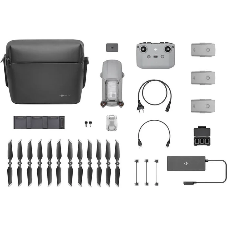 DJI Mavic Air 2 Fly More Combo – Drohne mit 4K Video-Kamera in Ultra HD, 48 Megapixel Fotos, 1/2 Zoll CMOS-Sensor, 34 Minuten Flugzeit, ActiveTrack 3.0, 3-Achsen-Gimbal – Grau - Preisvergleich – Bild 3