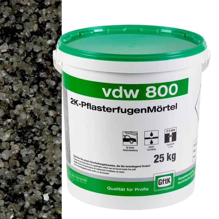 vdw 800 Pflasterfugenmörtel 25kg basalt