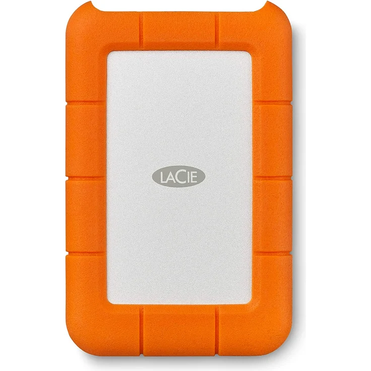 LaCie Rugged USB-C - Festplatte - 4 TB - extern (tragbar) - USB 3.1 Gen 1 (USB-C Steckverbinder) - orange (STFR4000800) – Bild 1