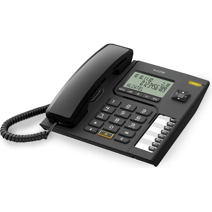 Alcatel Versatis T76 DECT-Telefon LED Anrufer-Identifikation, schwarz