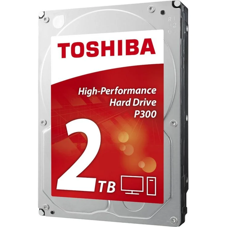 Toshiba P300 Desktop PC - Festplatte - 1 TB - intern - 3.5 Zoll (8.9 cm) - SATA 6Gb/s - 7200 rpm - Puffer: 64 MB (HDWD110UZSVA)
