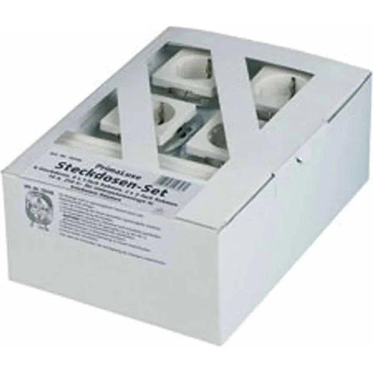 REV Ritter 0510346992 PrimaLuxe Steckdosen-Set, weiß