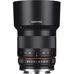 Samyang MF 50mm F1.2 APS-C MFT schwarz - manuelles Foto Objektiv mit 50mm Festbrennweite für MFT Kameras (Olympus - Panasonic), ideal für Portrait, sanftes Bokeh, kompakt und leicht
