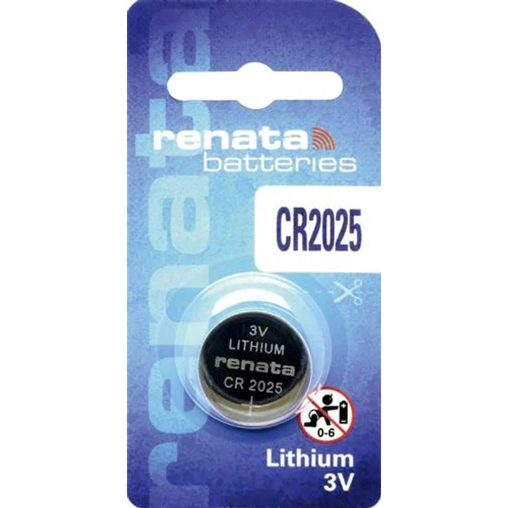 Knopfzelle CR 2025 Lithium – Bild 1