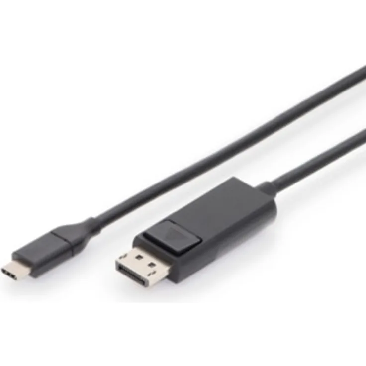 USB Type-C Adapterkabel, Type-C auf DP ST-2, 0m, 4K-60Hz, 32, 4 GB, , sw, Gold