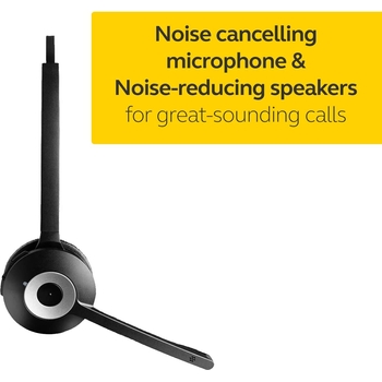 JABRA PRO™ 920 DECT Noise Cancelling Schwarz SafeTone™ Bis 120m Distanz