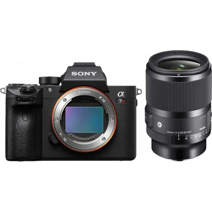 Sony Alpha 7R IV Vollformat-Systemkamera + Sigma 35mm f1,4