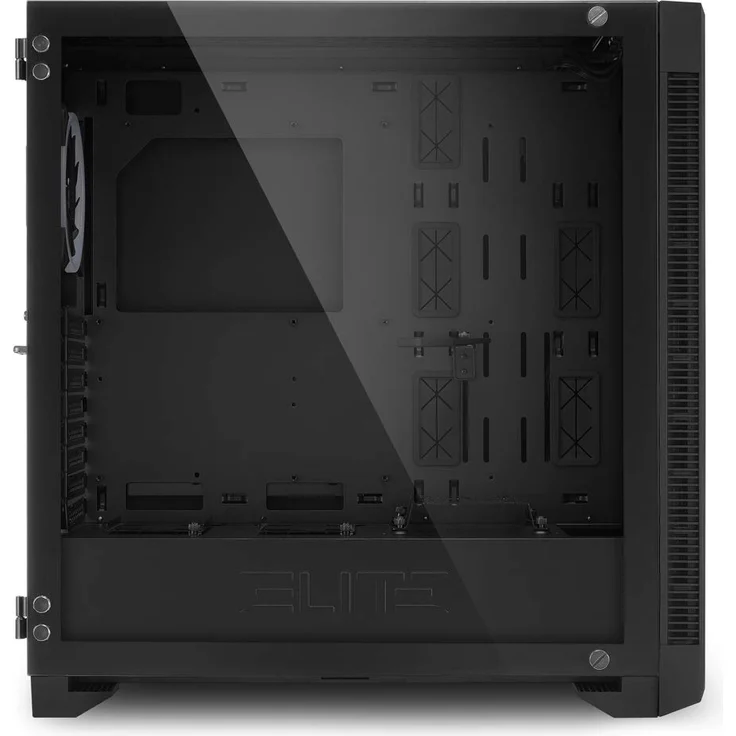 Sharkoon Elite Shark CA200G, PC-Gehäuse, ARGB, 8-Fach RGB-Steuerung, klassischer und vertikaler Grafikkarteneinbau – Bild 4