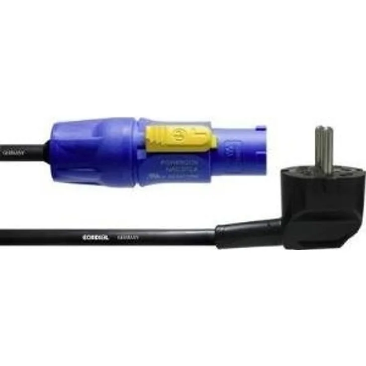 CORDIAL PowerCON Kabel - Schuko abgewinkelt 1,5 m