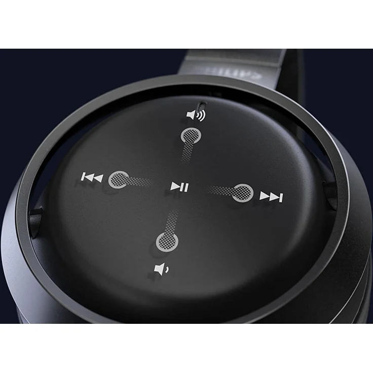 Philips Fidelio L3 Over-Ear-Kopfhörer mit Noise Cancelling, Bluetooth, Premium-Design, schwarz – Bild 4