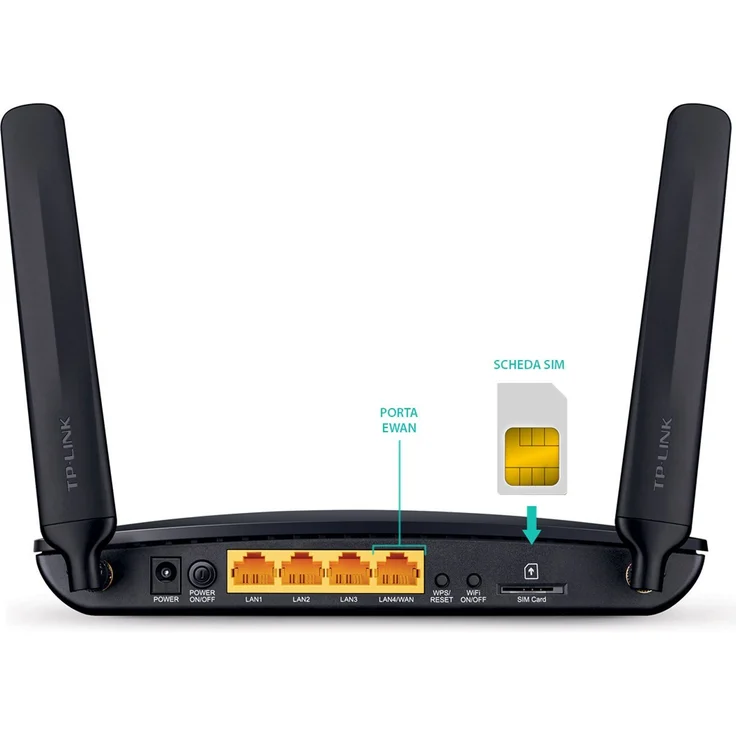 TP-Link Archer MR200 WLAN Dual-Band Schwarz – Bild 3