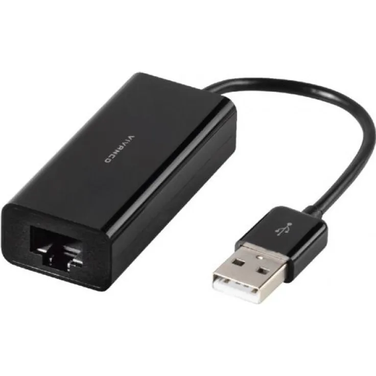 Vivanco IT-NET USB Netzwerkadapter schwarz