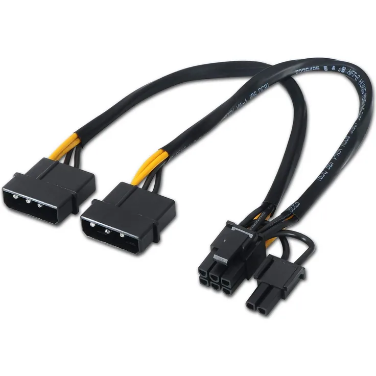 AISENS A131-0165 Grafikkabel, 20 cm, Schwarz