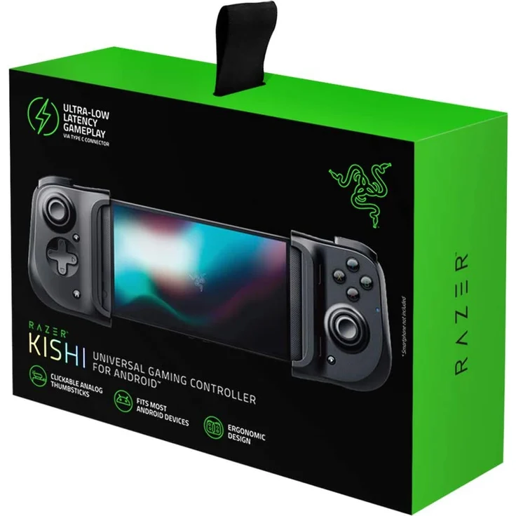 Razer Kishi für Android, Smartphone Gaming Controller, USB-C Anschluss, ergonomisches Design, individuelle Passform für Handys, Analog-Stick, ultra niedrige Latenz, schwarz (RZ06-02900100-R3M1) – Bild 9