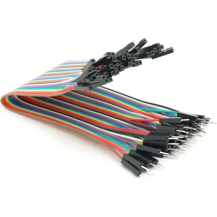 40pin Jumper / Dupont Kabel Male - Female trennbar - Länge: 0,50 m