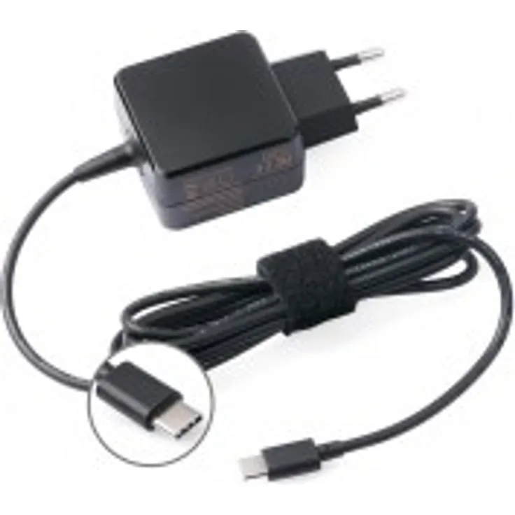 MicroSpareparts Netzteil & Spannungsumwandler 15 W Innenraum Schwarz USB Type-C AC Adapter 15W Output 5.25V 3A 0.8A Input (MSPT2125)