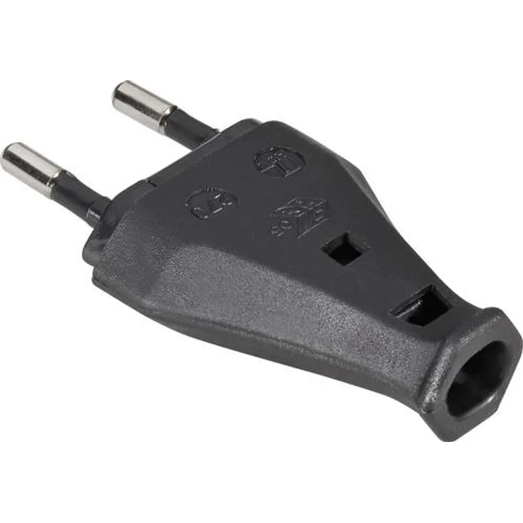 Kaiser Eurostecker Kunststoff 230V Schwarz IP20