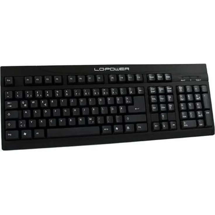 LC Power BK-902 - Tastatur - USB - Deutsch QWERTZ - Schwarz (BK-902USB)