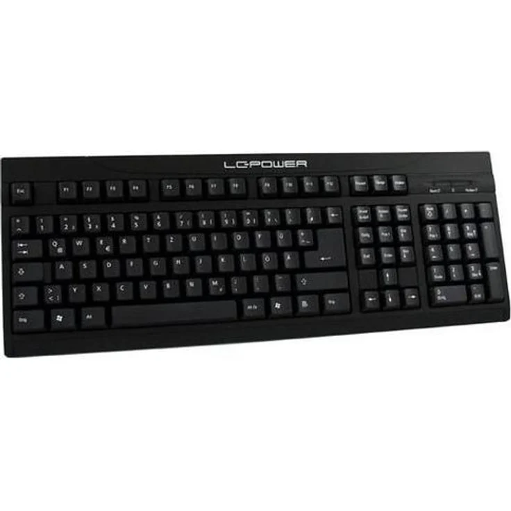 LC Power BK-902 - Tastatur - USB - Deutsch QWERTZ - Schwarz (BK-902USB)