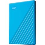 WD My Passport WDBYVG0020BBL - Festplatte - verschlüsselt - 2 TB - extern (tragbar) - USB 3.2 Gen 1 - 256-Bit-AES - Blau (WDBYVG0020BBL-WESN)