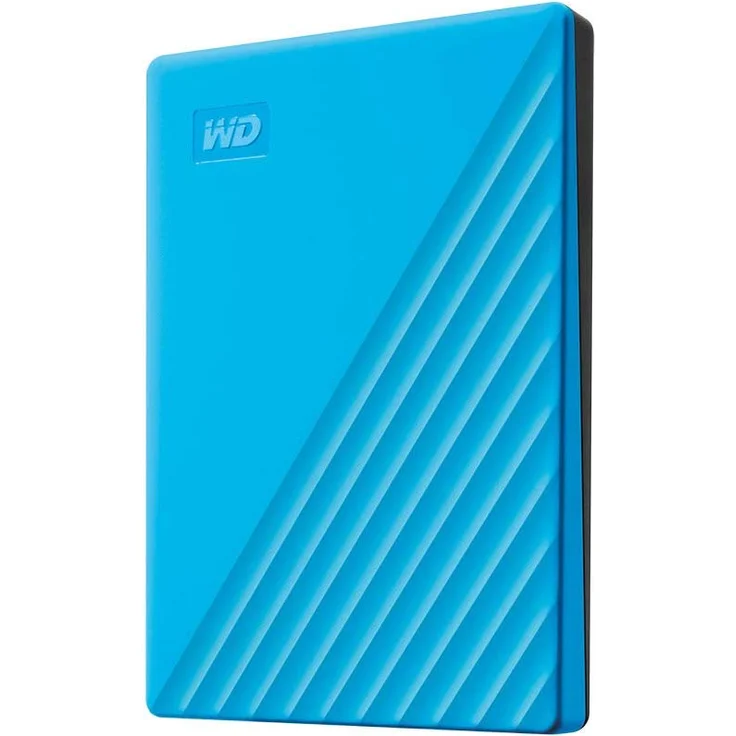 WD My Passport WDBYVG0020BBL - Festplatte - verschlüsselt - 2 TB - extern (tragbar) - USB 3.2 Gen 1 - 256-Bit-AES - Blau (WDBYVG0020BBL-WESN) – Bild 1