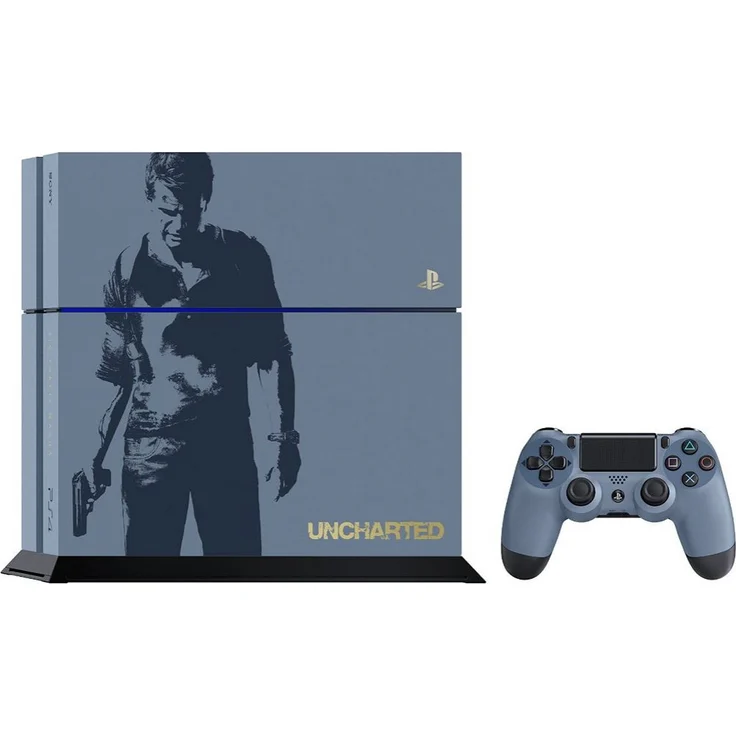Sony PlayStation 4 (neues Modell) Blau 1TB Bundle inkl. Uncharted 4: A Thief's End – Bild 2