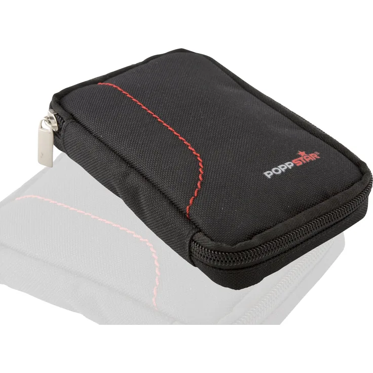 Poppstar Tasche für externe 6,4 cm (2,5 Zoll) Festplatten, schwarz