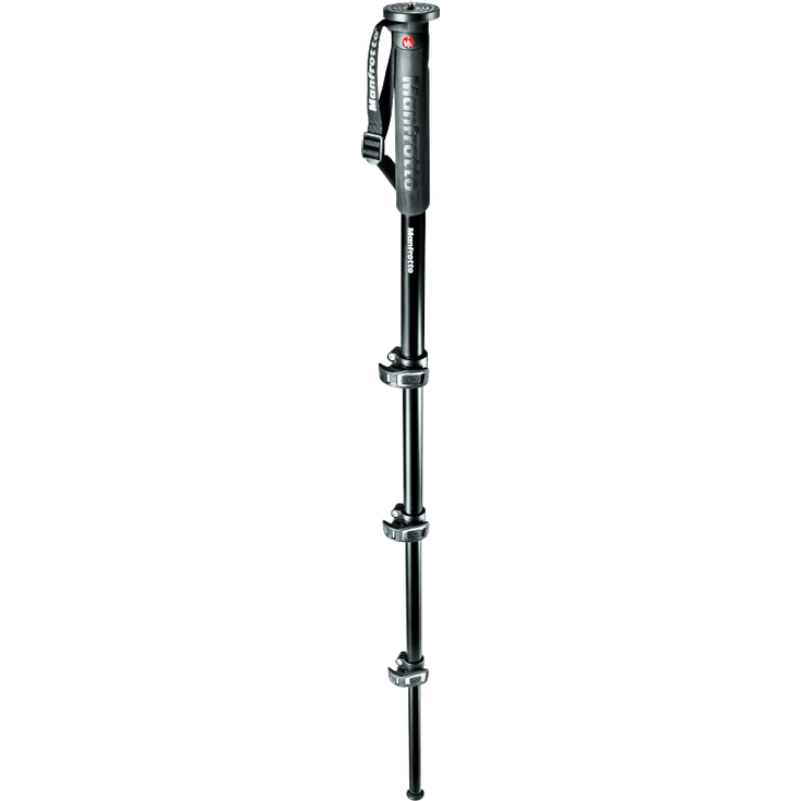 Manfrotto MPMXPROA4 Foto-Einbeinstativ schwarz