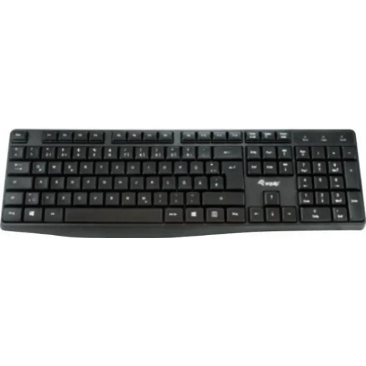 Equip Kabelgebundene USB Keyboard schwarz, italienis. Layout QWERTY