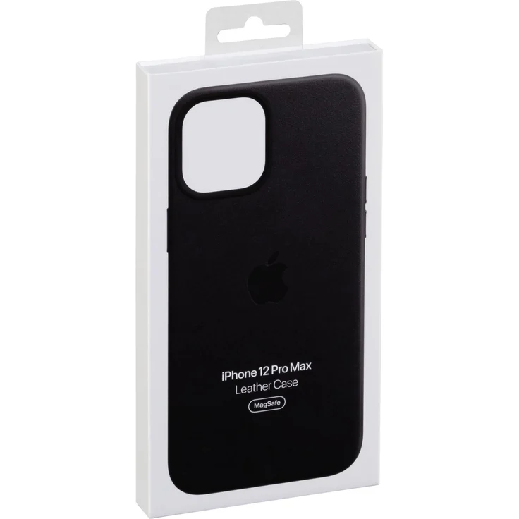 Apple MHKM3ZM/A Leder Case mit MagSafe, geeignet für Apple iPhone 12 Pro Max, Handy-Schutzhülle, schwarz – Bild 3