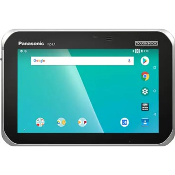 Panasonic Toughbook FZ-L1 HD-Auflösung 7 Zoll, WLAN-Tablet, Quad-Core, 2 GB RAM, 16 GB Speicher, Android, Schwarz, Silber (FZ-L1AGAAGAS)