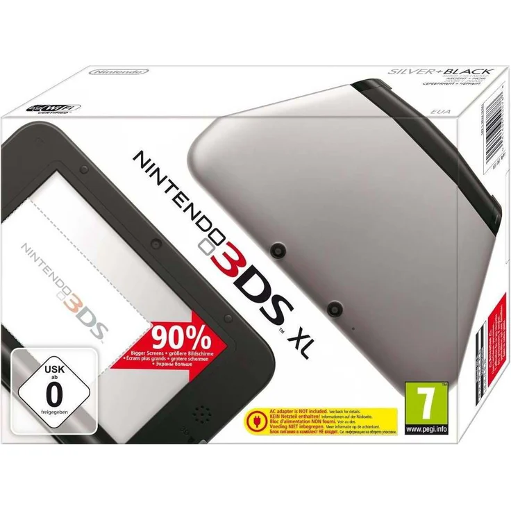 Nintendo 3DS XL silber – Bild 1