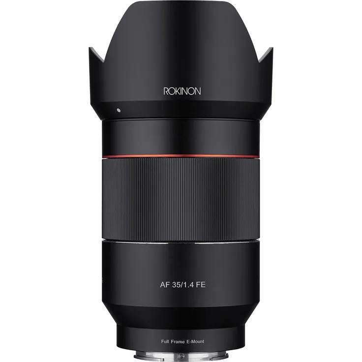 Rokinon AF 35 mm f/1.4 Autofokus Weitwinkel-Full Frame für Sony FE Mount, schwarz (io3514-e)