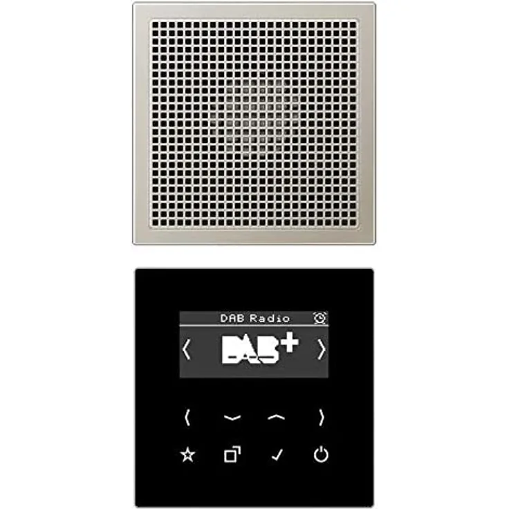 JUNG Smart DAB+ DAB ES1 Unterputzradio, schwarz