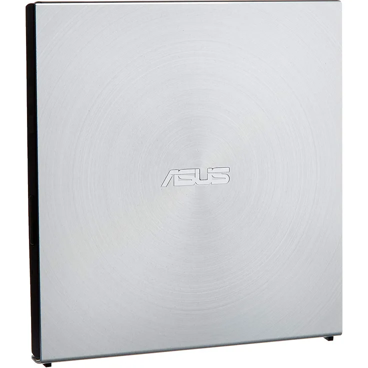 Asus SDRW-08U5S-U Ultradrive externer Slim DVD Brenner (8x DVD±R, 6x DVD±R DL, 5x DVD-RAM, USB 2.0) (inkl. Brennsoftware) Silber