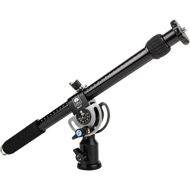 Sirui HA-77 Teleskop-Auslegearm (Horizontalarm 77 cm mit Lasthaken, Belastbar bis 5 kg) schwarz