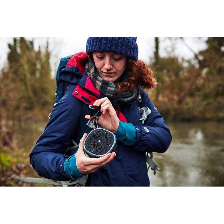 Pure StreamR Splash Outdoor Bluetooth-Lautsprecher mit Mikrofon, Digitalradio, Radio, DSP, Display, Lichteffekt, wasserdicht, anthrazit – Bild 5